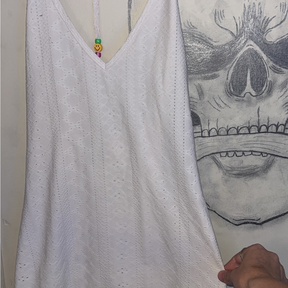 Wild Fable White Backless Dress